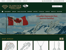 Tablet Screenshot of glasscockjewelry.com